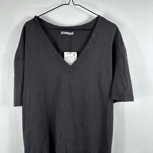 NWT Zara Men's Black V-Neck Shirt